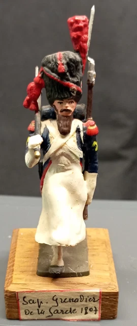 Soldat Vertunni - Sapeur Des Grenadiers Italiens - Premier Empire - 54mm