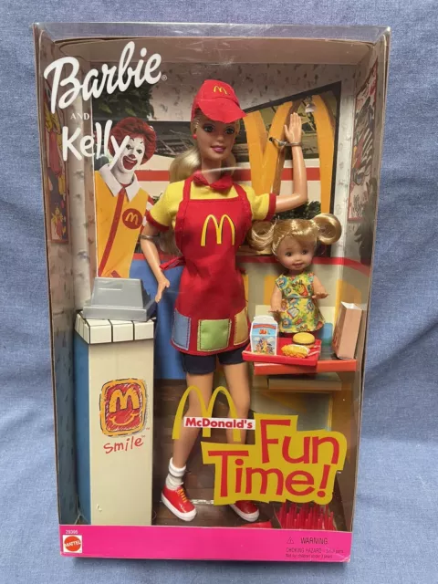 Barbie and Kelly McDonald’s Fun Time New in Box Sealed #29395