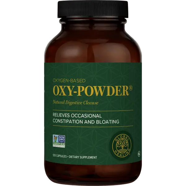 Oxy Powder Colon Cleanse & Natural Detox Pills For Constipation Relief - 120 Ct.