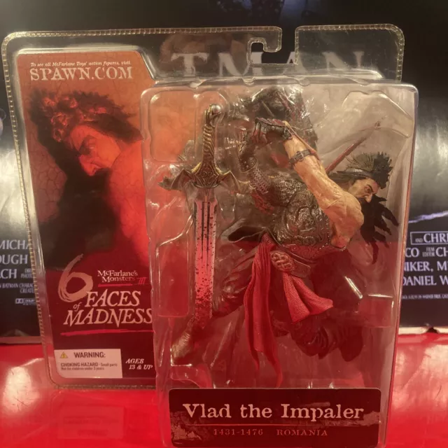 Mcfarlane Toys Vlad The Impaler Monsters 7” Action Figure 6 Faces Of