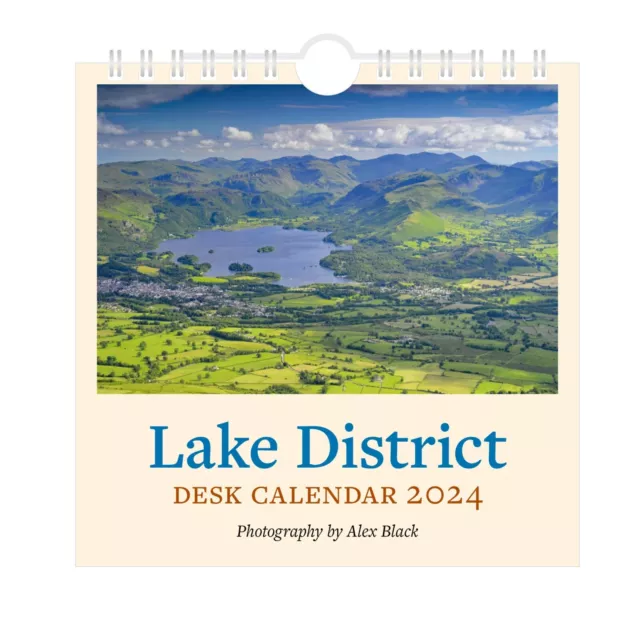LAKE DISTRICT DESK Calendar 2024 Alex Black Photography £3.00 PicClick UK