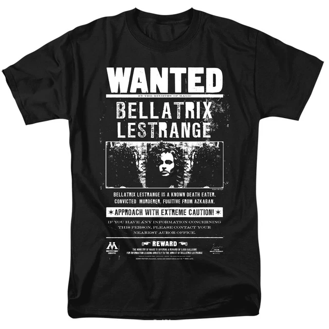 Harry Potter Poster Bellatrix – Maglietta Uomo, Stampa Ufficiale, Fifth Sun