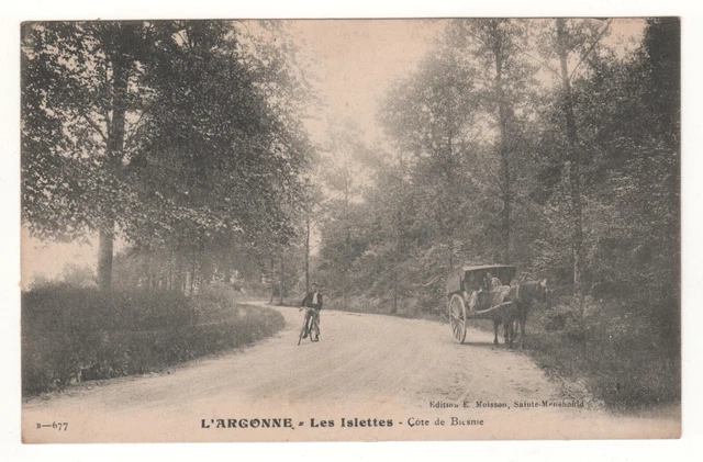 CPA 55 - LES ISLETTES : CÔTE DE BIESME - L'ARGONNE (MEUSE) ÉCRITE en 1915