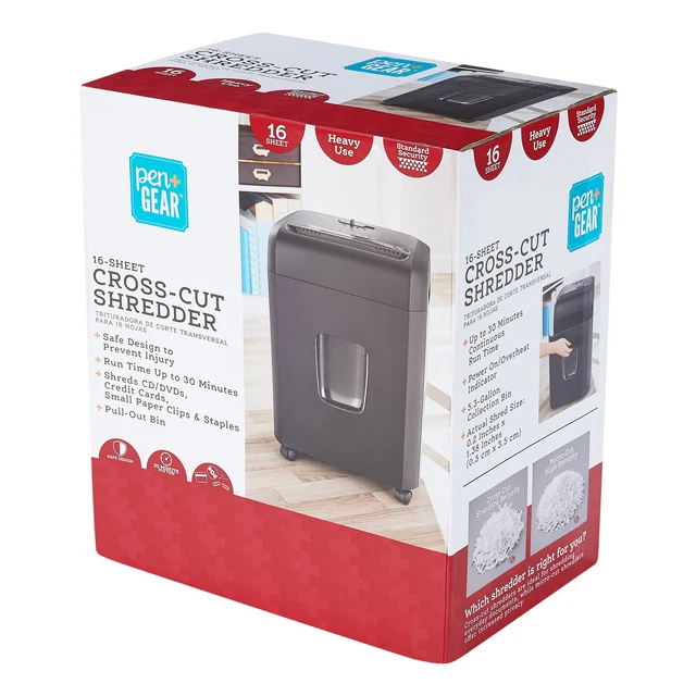 Commercial Office Shredder Paper Destroy Crosscut Heavy-duty Credit Card Sale