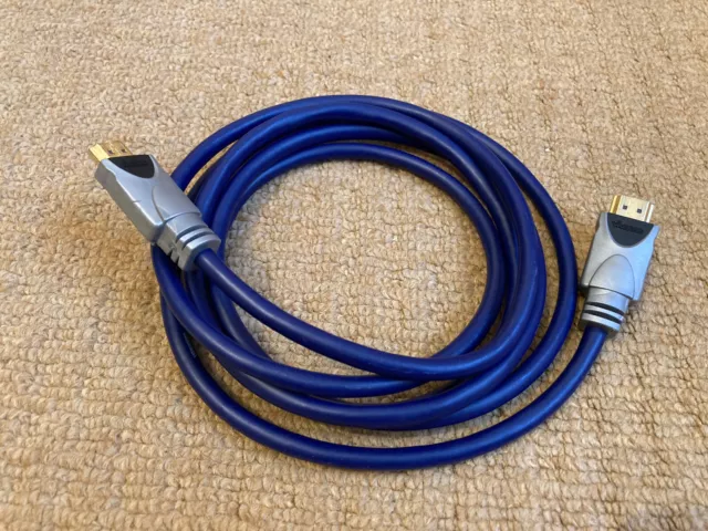 Vivanco 2m Gold-Plated Connector HDMI Male to HDMI Male Cable, Purple MAKE OFFER 2