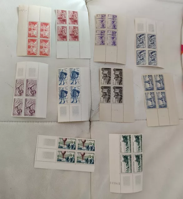 Petit Lot De Timbres France Neuf Coins Datés