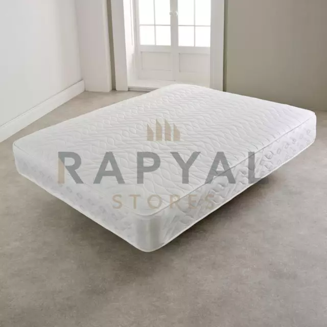 *NEW* Memory Sprung 10" Mattress 3ft Single 4ft6 Double 5ft King 6ft