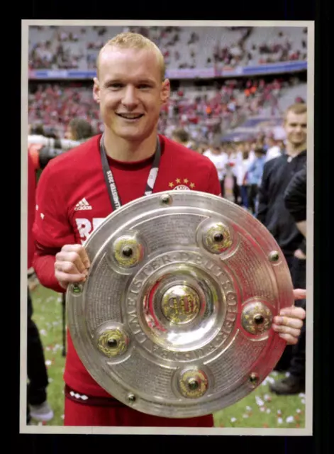 Sebastian Rode Autogrammkarte Bayern München Deutscher Meister