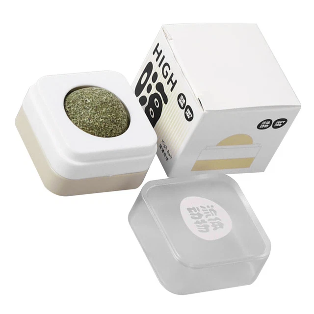 CAT LICK FUN Kitten Teething Toy Pet Catnip Ball Clean Bite £5.85