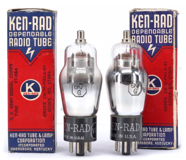 ONE 6K7G/VT-86A KEN-RAD NOS Tube Valvola Röhre Lampe Valvula Valve  진공관 真空管 电子管