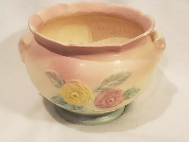 Hull Art Pottery "Open Rose" #113-7 Planter Bowl