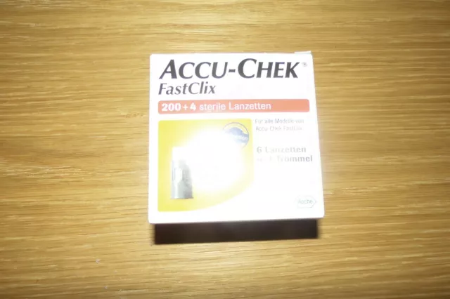 Accu-Chek Fastclix 204 stück Lanzetten MHD 23.03.2027 siehe artikel beschreibung