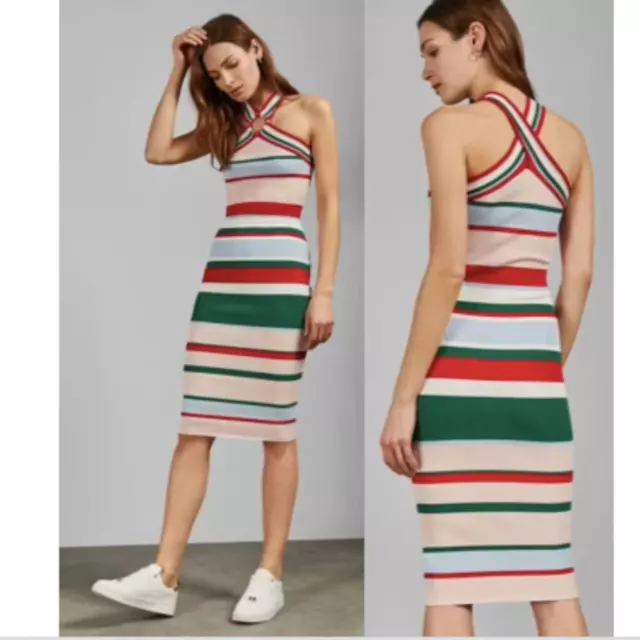 Molilo tutti frutti bodycon dress discount