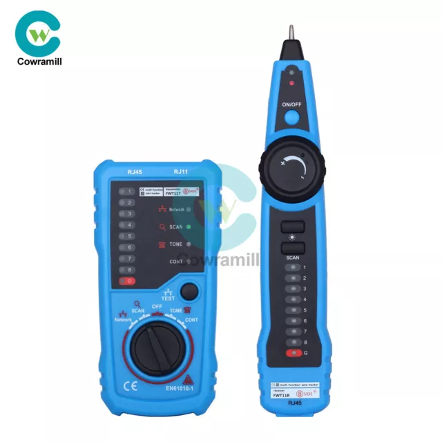 Network Telephone Wire Tracker Cable Tester Line Finder Tracer LAN for RJ45 RJ11