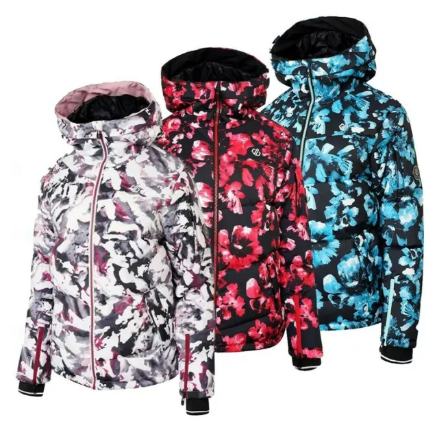 Dare2b Verdict Womens Winter Hooded Quilted Snow Ski Waterproof Jacket RRP £200