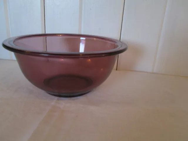 Small Pyrex Bowl Purple Bowl 322 Amethyst Glass Nesting