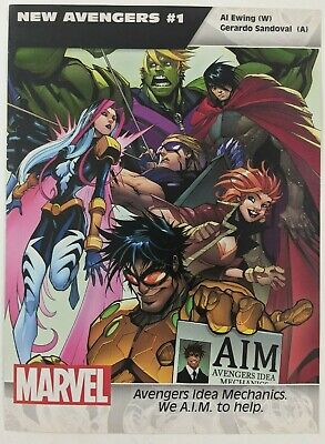 New Avengers #1 Print Ad Comic Poster Art PROMO Official Gerardo Sandoval Ewing
