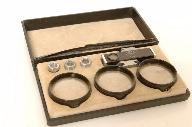 Accessoires Zeiss Ikon Pour Contax : Bonnettes Close-up Et Télémètre #1341 - Occasion