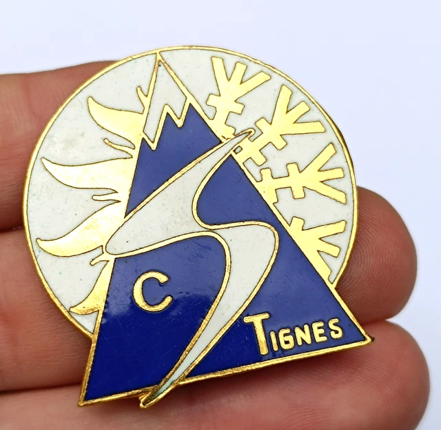 Insigne ancien École du Ski Français - Flèche Argent (Decat Paris