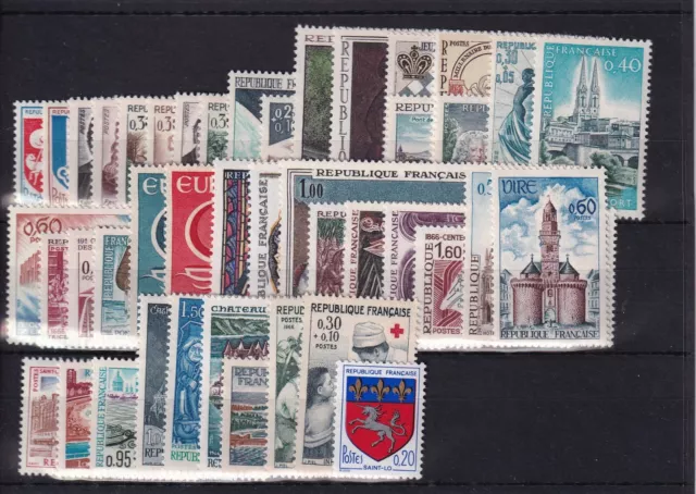 France Annee Complete 1966  Neuf**   Cote: 25 €