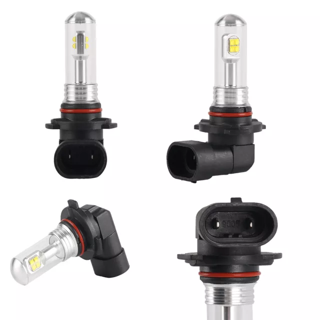 2x H3 Xenon Super White 80W Headlight Halogen LED Fog Side Light Bulbs H7 H11