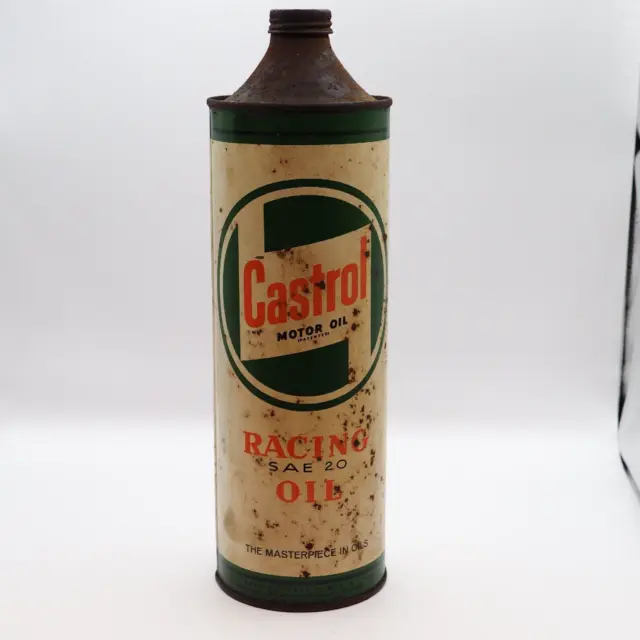 Vintage Retro Öldose ÖL Dose Oil Castrol für Deko - RACING OIL - selten!