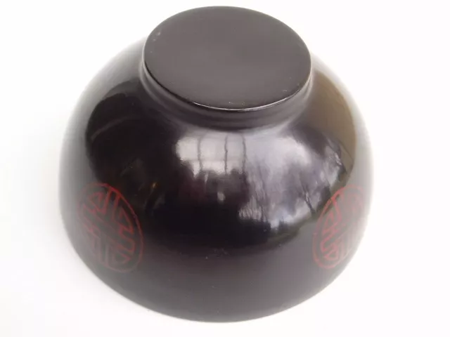 JAPANESE LACQUER BOWL - 115mm diam - 2