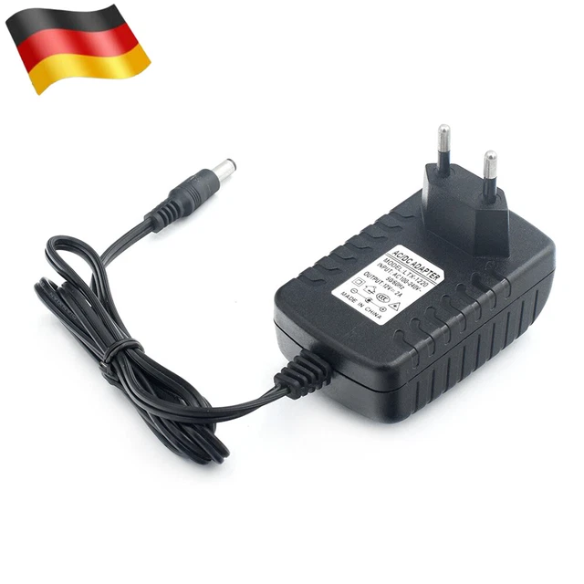 12V 2A AC/DC 24W NETZTEIL Trafo Netzadapter Steckernetzteil Ladegerät ...