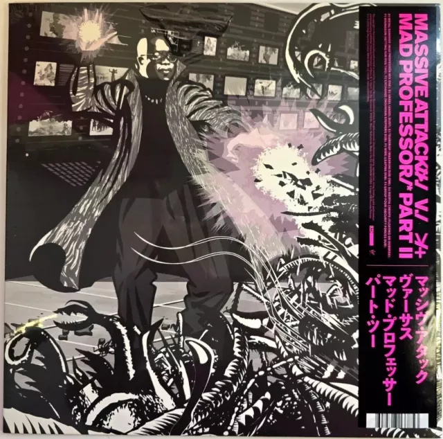 Massive Attack V. Mad Professor Part II Mezzanine Tapes '98 LP Vinyl Pink