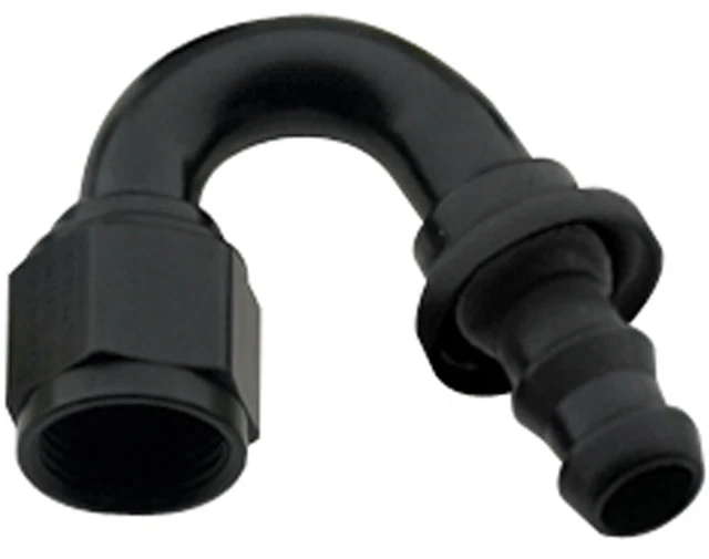 Fragola 150 Degree 12An Hose To 12An 8000 Series Pushlite Hose End P/N 215012-Bl