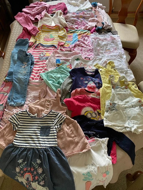 Little Girls Huge Joblot 3 Clothes Age 2-3 Years Great Condition