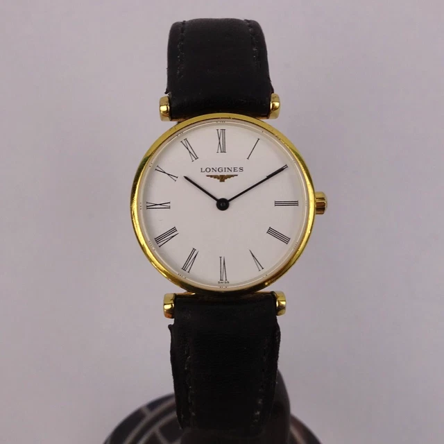 LONGINES LA GRANDE Classique L4.209.2 Ladies Quartz Watch Gold Plated White Dial 220.00 PicClick UK