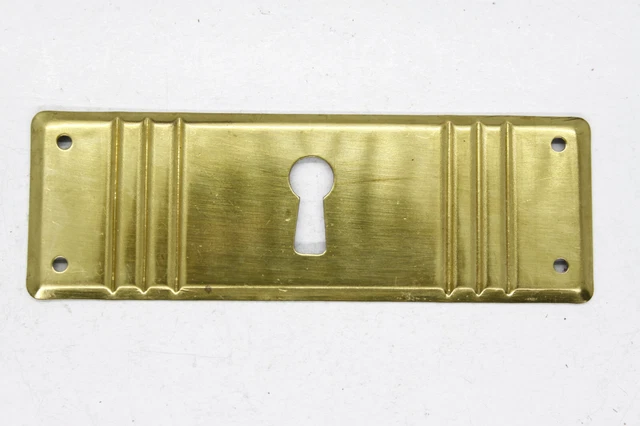 Artdeco Ju-St. Möbelschild Querschild Schlüsselschild 96x32 MM Ottone Antico