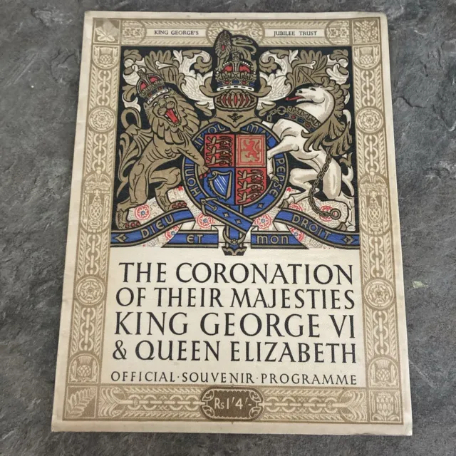 1953 Queen Elizabeth II Coronation Souvenir Programme