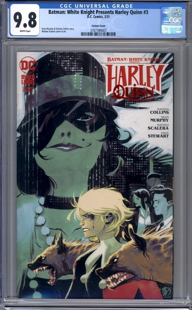 Batman: White Knight Presents Harley Quinn #3 Variant Cover DC Comics CGC 9.8