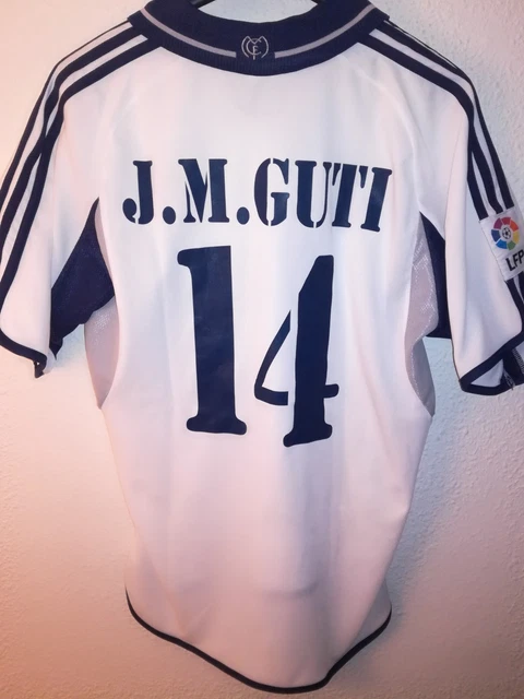 ADIDAS VTG REAL Madrid 2000-2001 Guti H. 14 soccer vintage