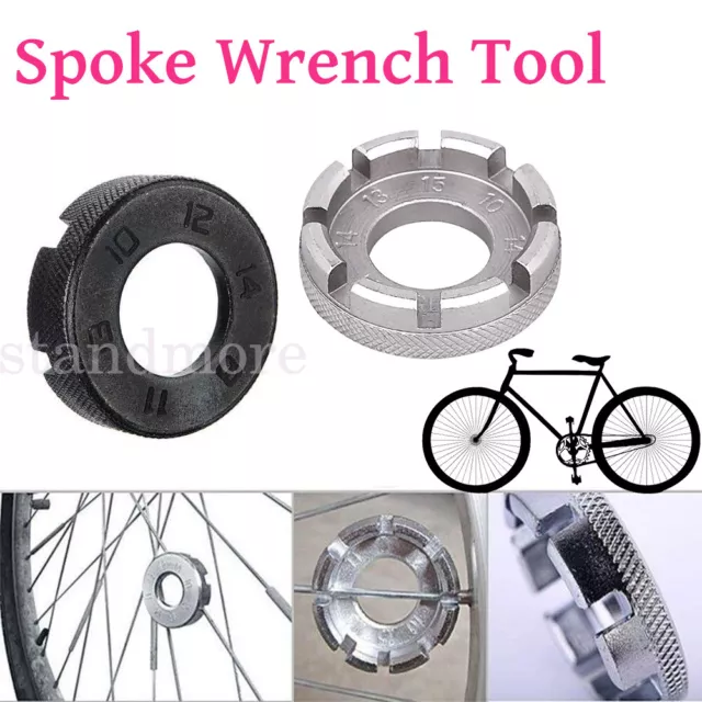 Spoke Key Wrench 8 Way Bicycle Cycle Bike True Wheel Nipple Tool Spanner Fix Rim