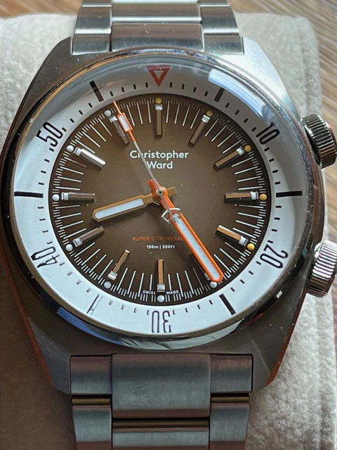 CHRISTOPHER WARD SUPER Compressor Black Sands Automatic Watch $1,900.00 ...