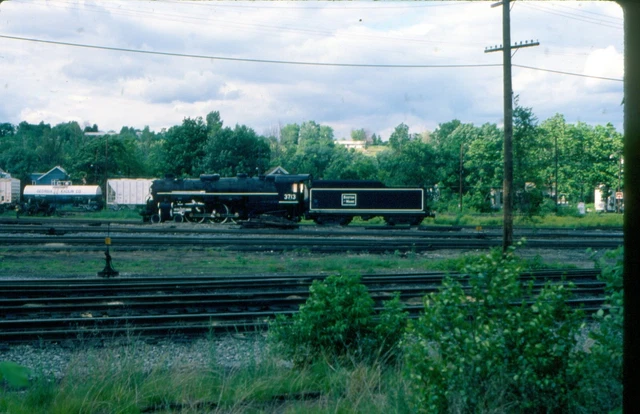 Boston & Maine (B&M)  # 3713 @ Mechanicville... Headed for Scranton R