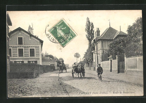 CPA Taverny, Route de Bessancourt