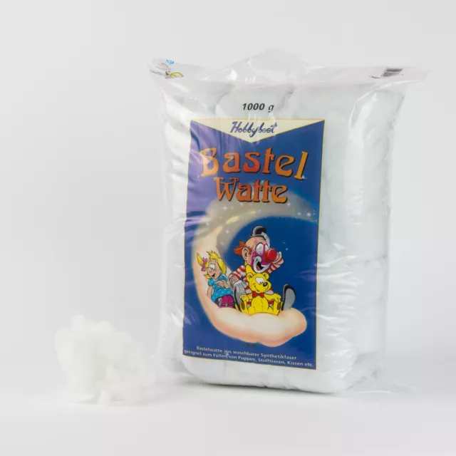 Füllstoff Füllmaterial Bastelwatte 1kg