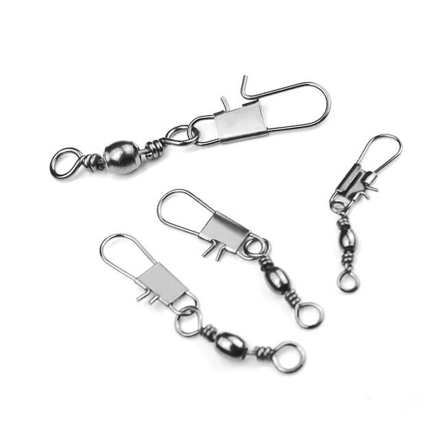 Lot De 30 Pivots De Pêche En Laiton Forme T – Résistance 22kg (48lbs), Pour Eau Douce Et Salée