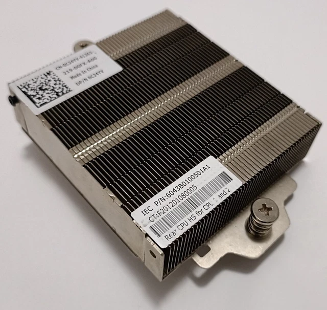 Dell PowerEdge C6145 Heatsink for CPU 1 & 2 C24YV 0C24YV