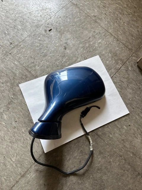 Bmw Z3 Roadster Side View Mirror Left Driver Side Light Blue 96-02 Oem