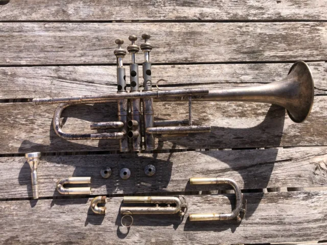 RARE VINTAGE Bb TRUMPET by PERSY BRUXELLES - GREAT PLAYER