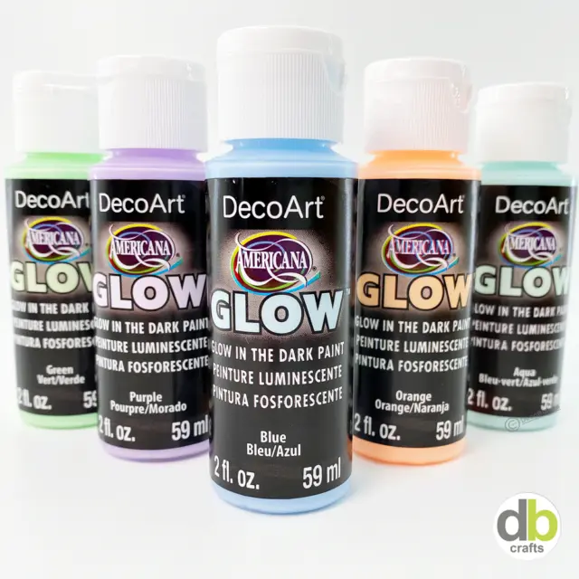 FolkArt Glow-in-the-Dark Acrylic Colors 2oz