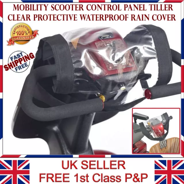 LTG Mobility Scooter Control Panel Tiller Cover Universal Waterproof Protective