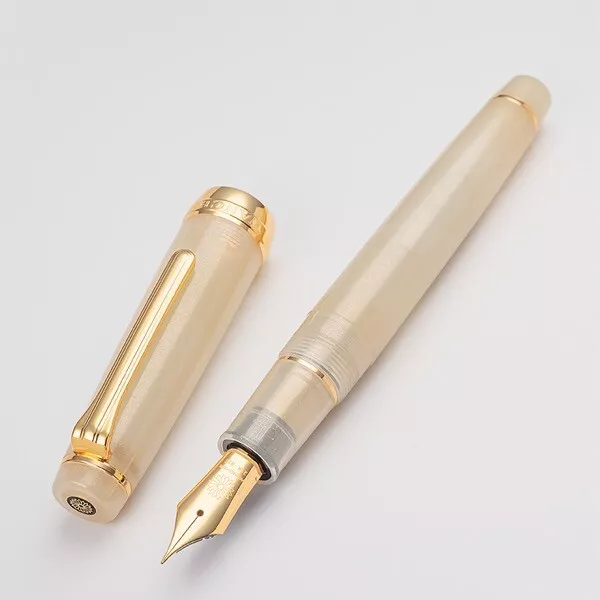 Sailor×Wancher ProfessionalGear 21K Fountain Pen Zipangu Pearl White M JP Ltd