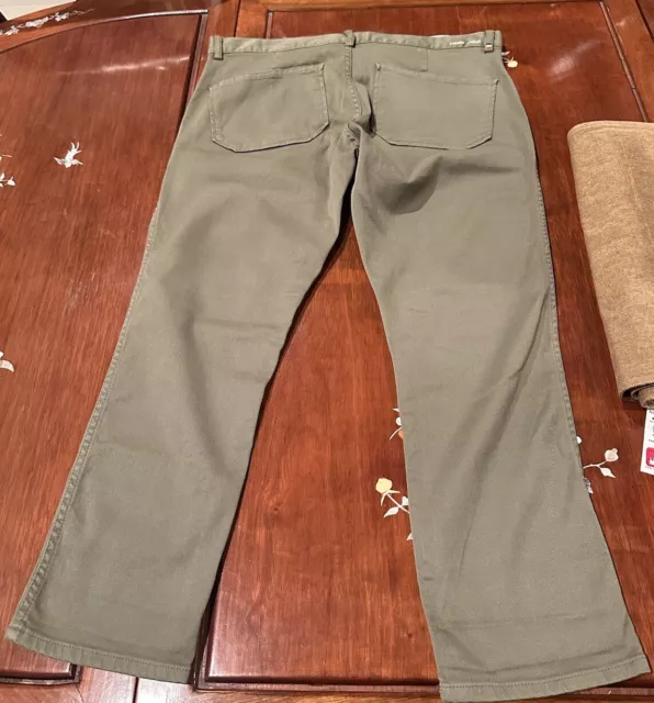 Etienne Marcel Women Green High Rise Utility Army Olive Jeans Size 30 NWT 2