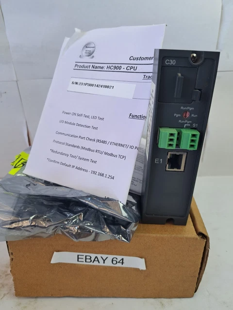 HONEYWELL HC900 CONTROLLER 900C32-0244-00 C30 CPU Tested $757.85 ...